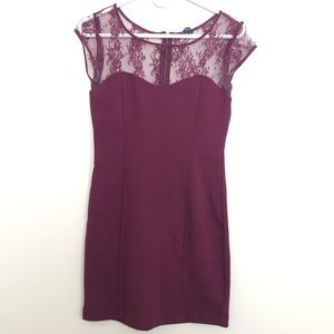 Magenta Bodycon Dress